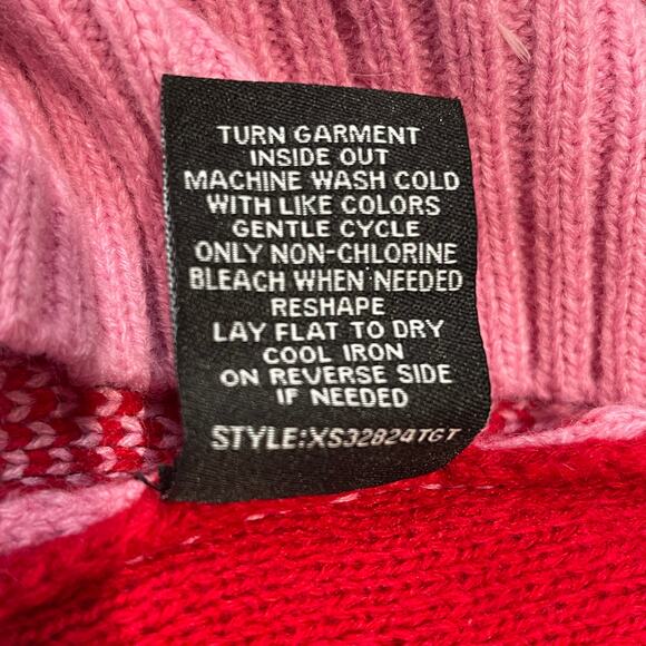 33 Degrees NAUGHTY LIST Sequin Crop Ugly Christmas Sweater Size M - Picture 6 of 6